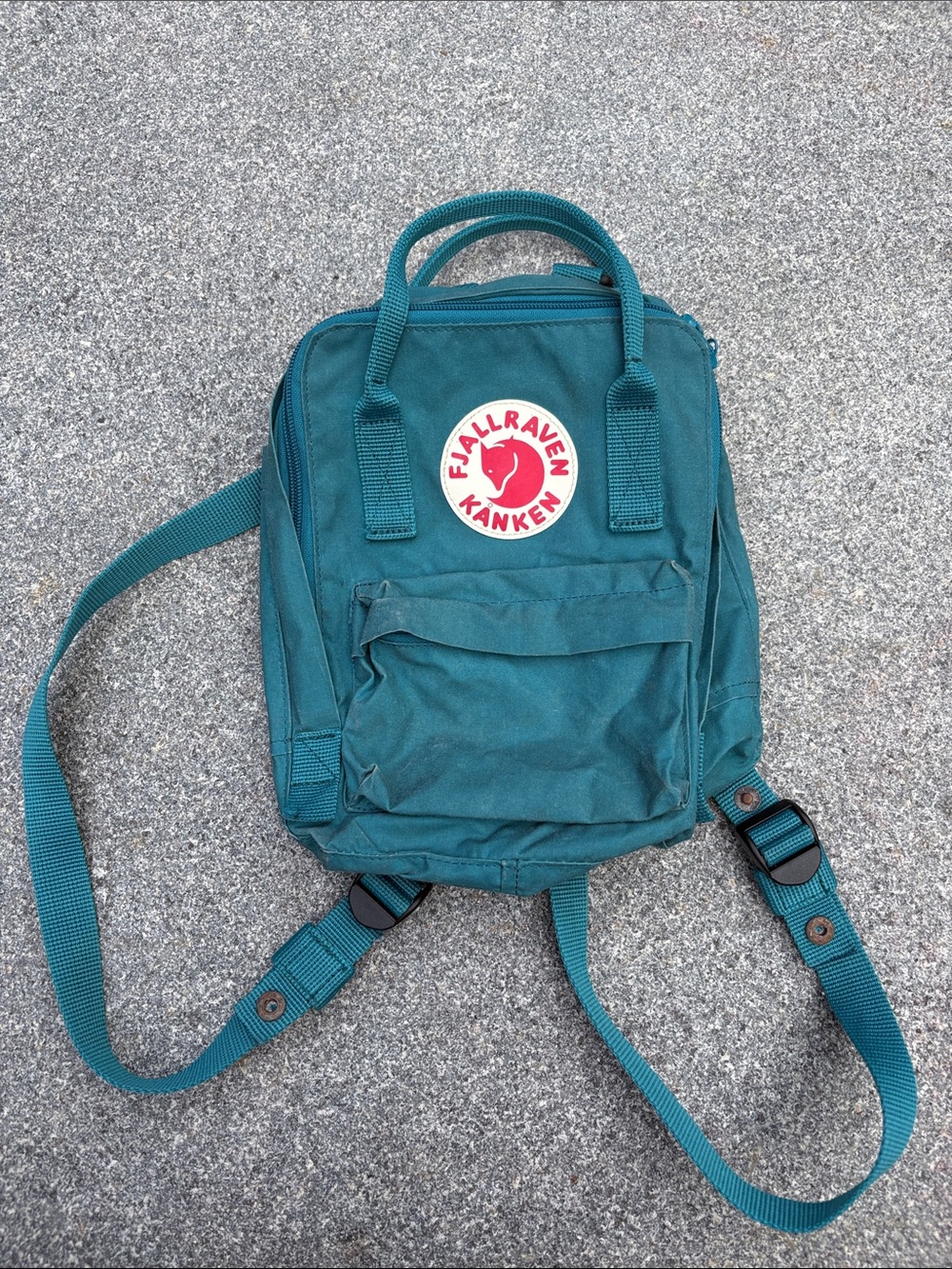 Fjallraven Kånken Mini Teal Backpack